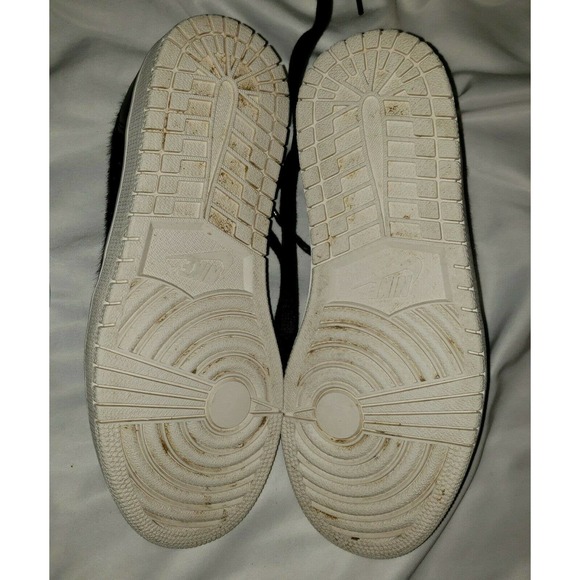 Nike Air Jordan 1 Retro Low OG Black Sneakers AO1935001 WMNS Size 8.5 Men Size 7 - Picture 8 of 9